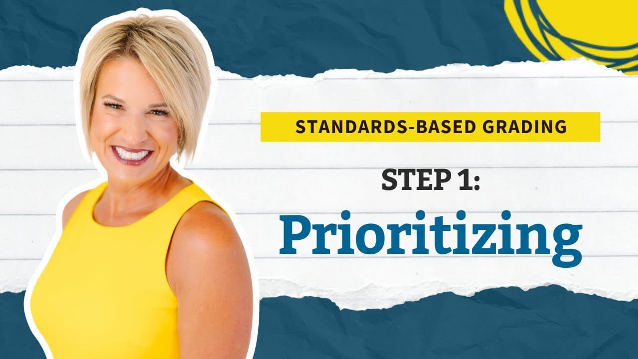 SBG: Step 1 Prioritizing
