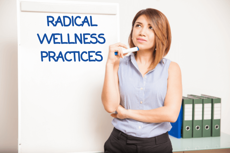 Radical wellness practices on board.