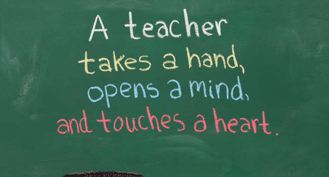 Quotation for teachers who inspire their students.