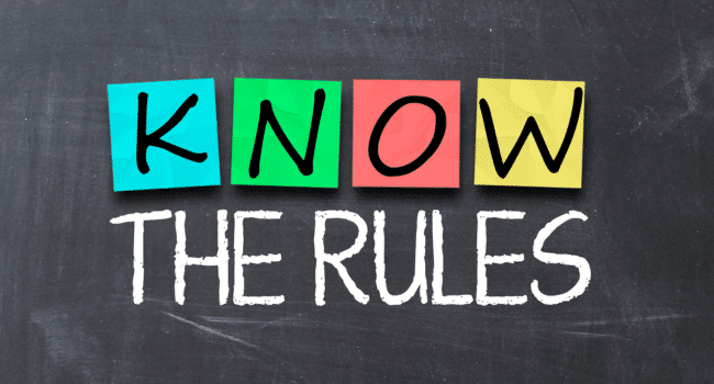 know the rules for schools house rules