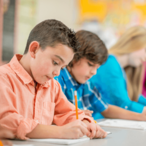 kids having quizzes