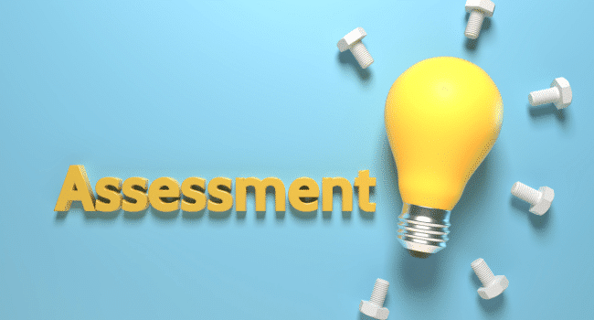 assessment with bulb