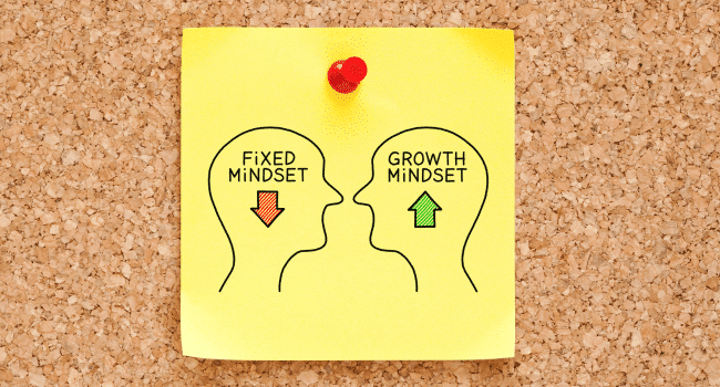 growth mindset and fixed mindset